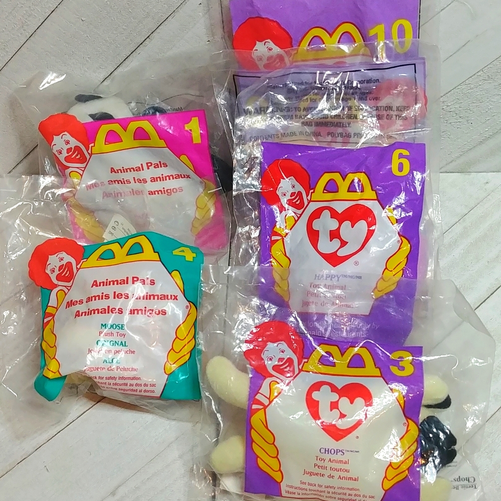 New McDonald's Animal Pals + Ty
